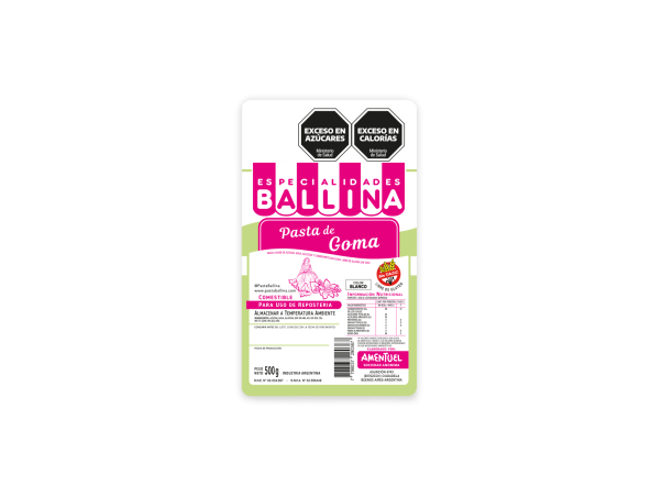 Pasta de goma x500gr