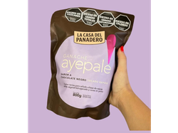 Chocolate Ganache "Ayepale" Sabor negro x800gr