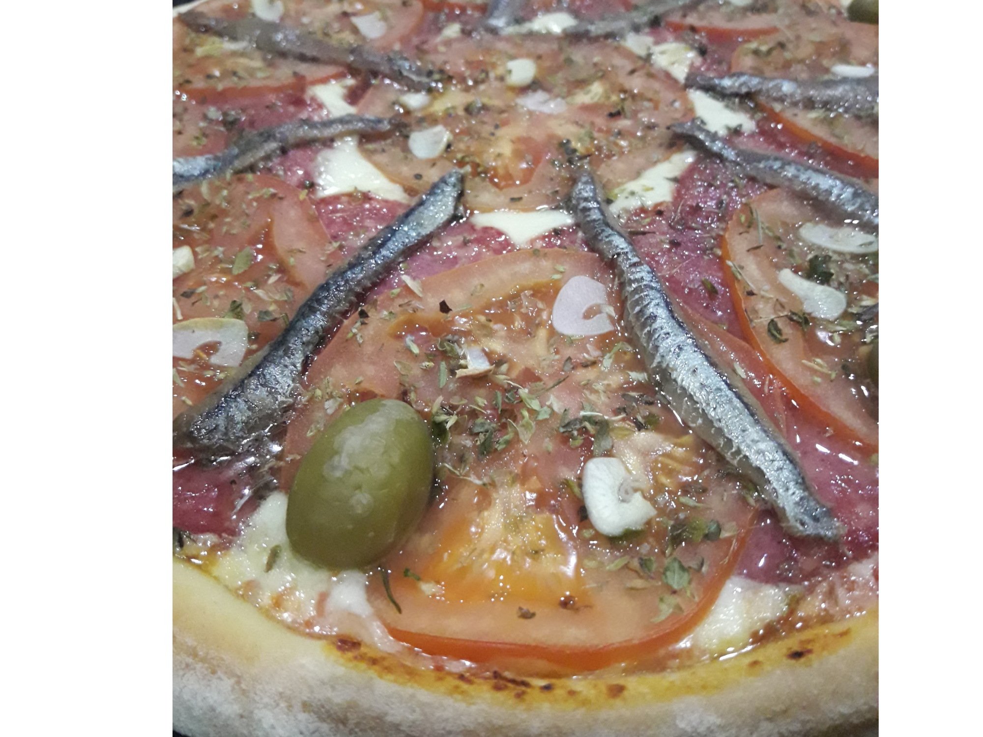 Napolitana con anchoas