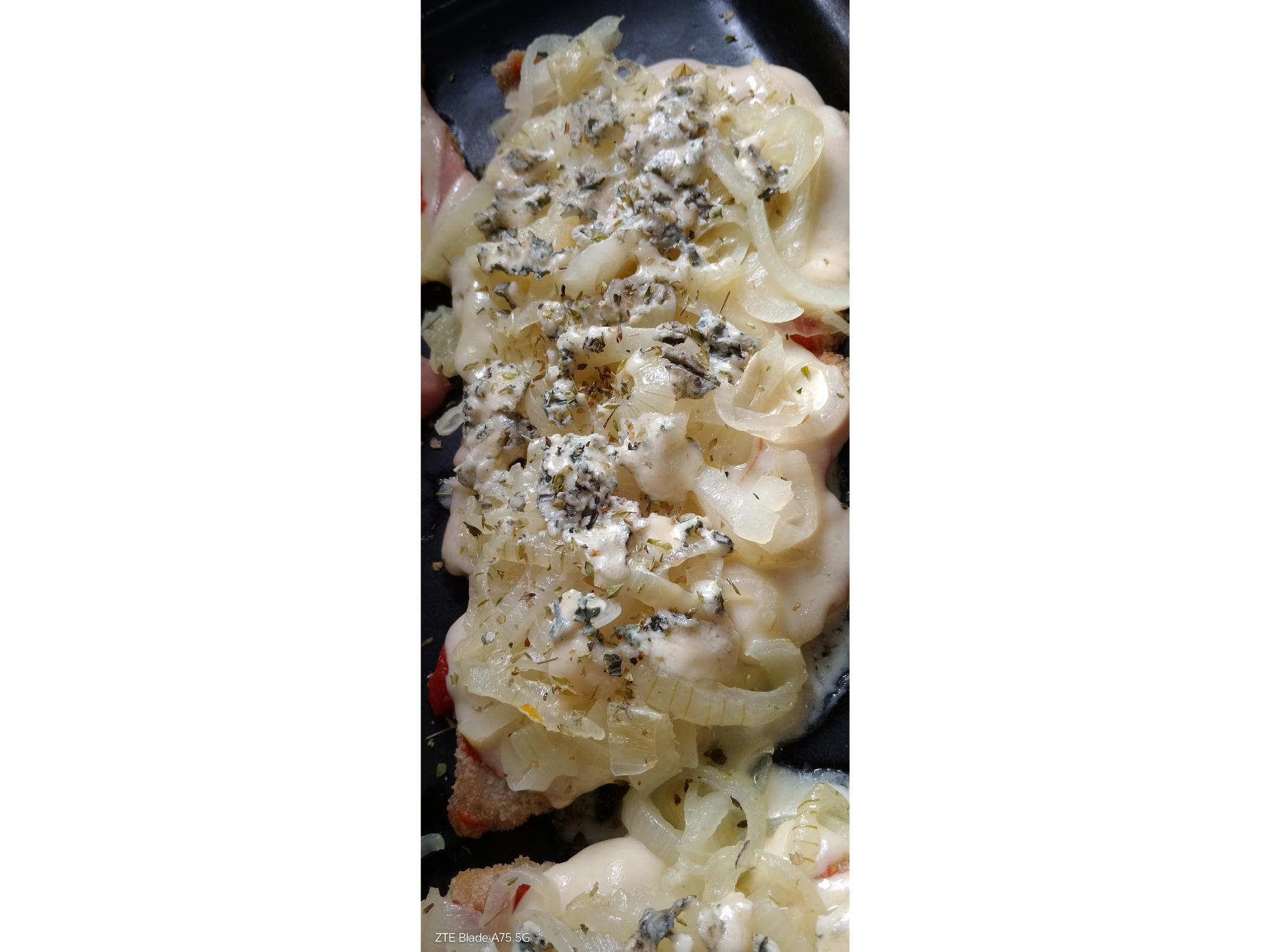 Milanesa de ternera a la fugazetta