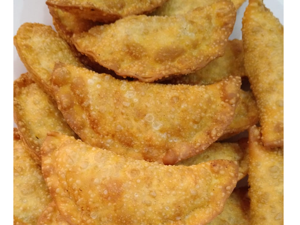 De jamón y queso fritas