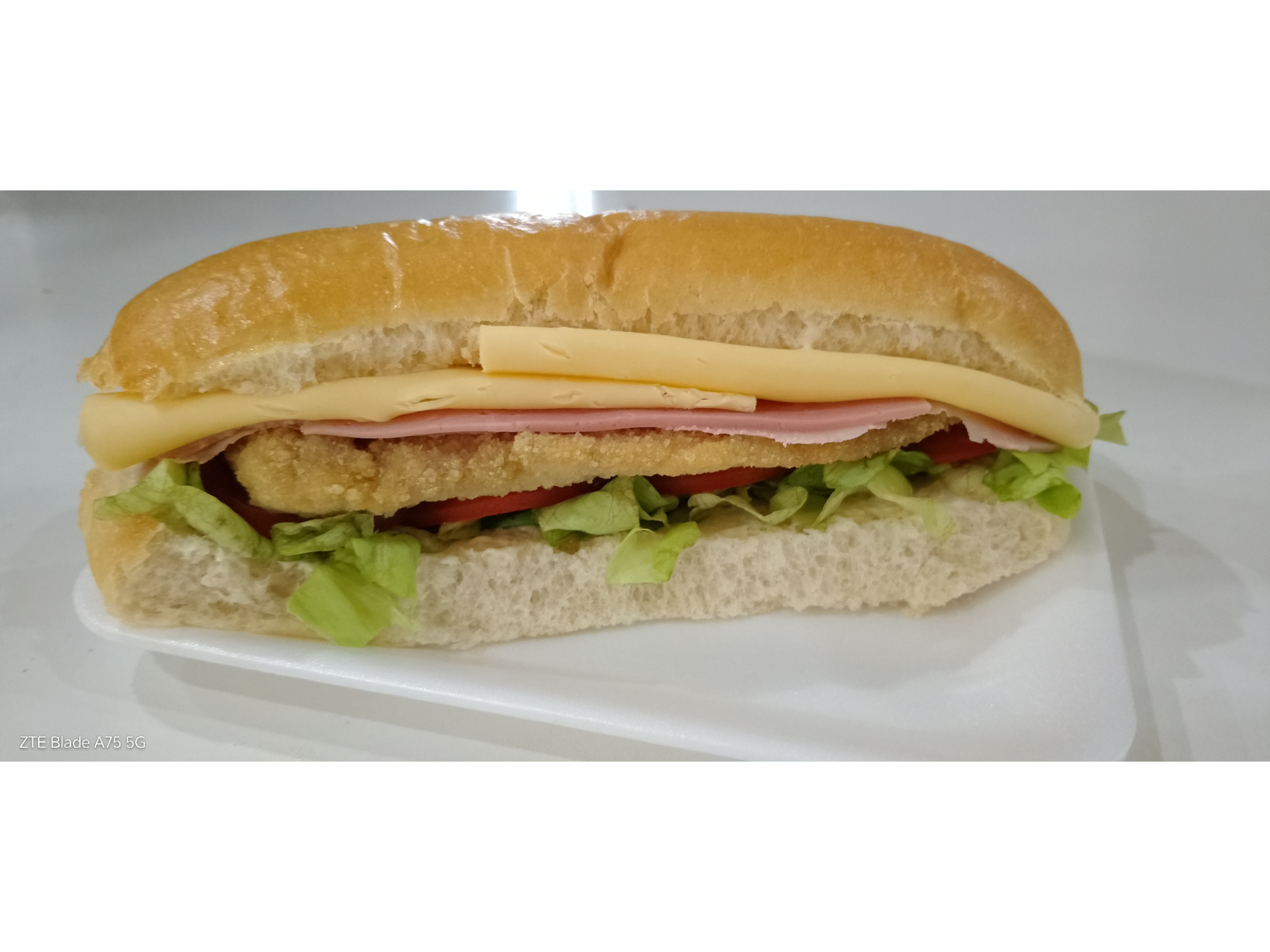 De milanesa de pollo