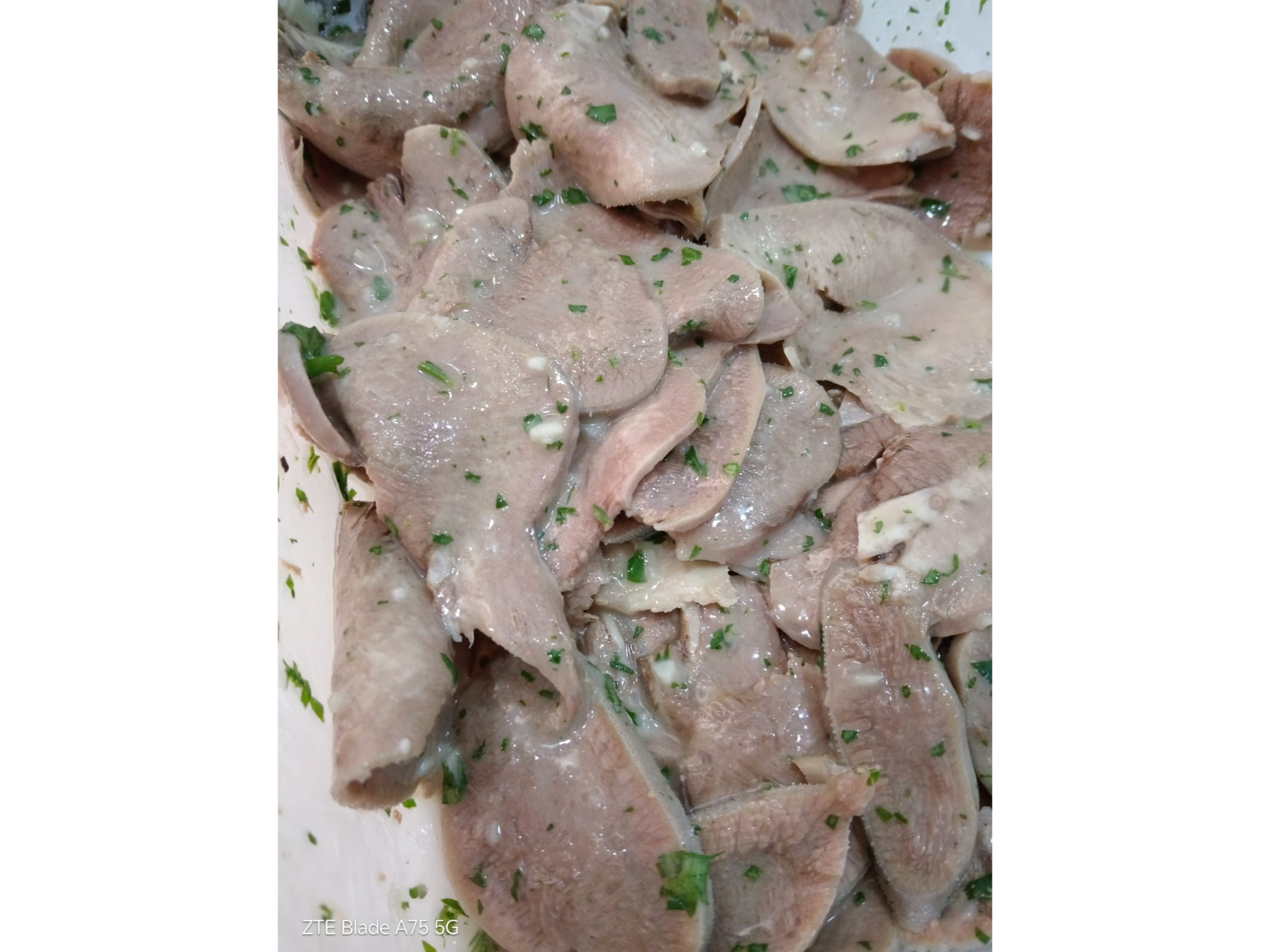 Lengua a la vinagreta