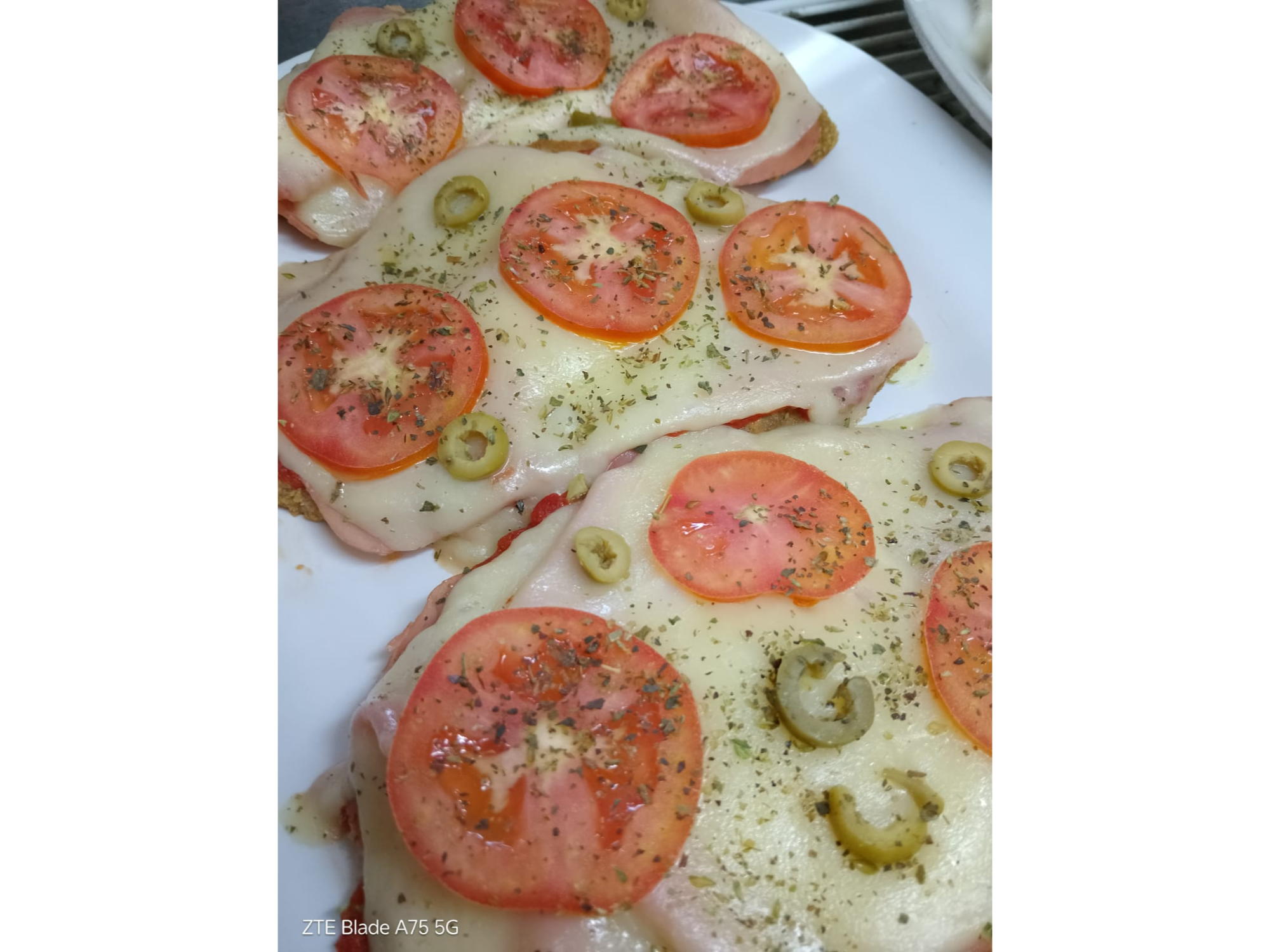 Milanesas de carne a la napolitana