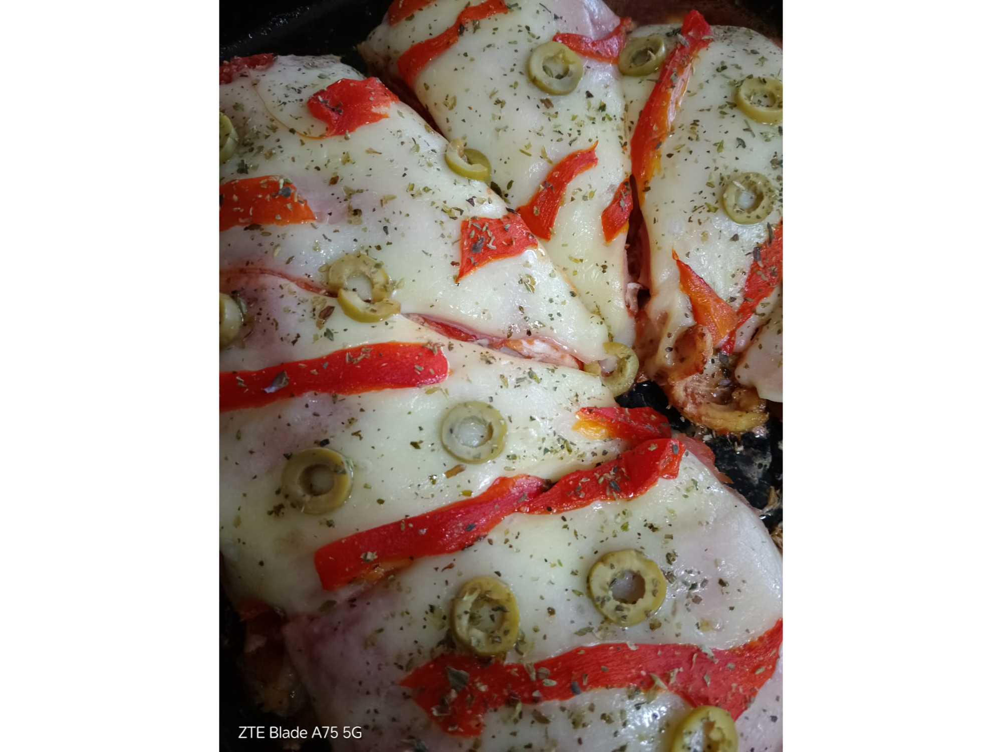 Pollo deshuesado a la pizza