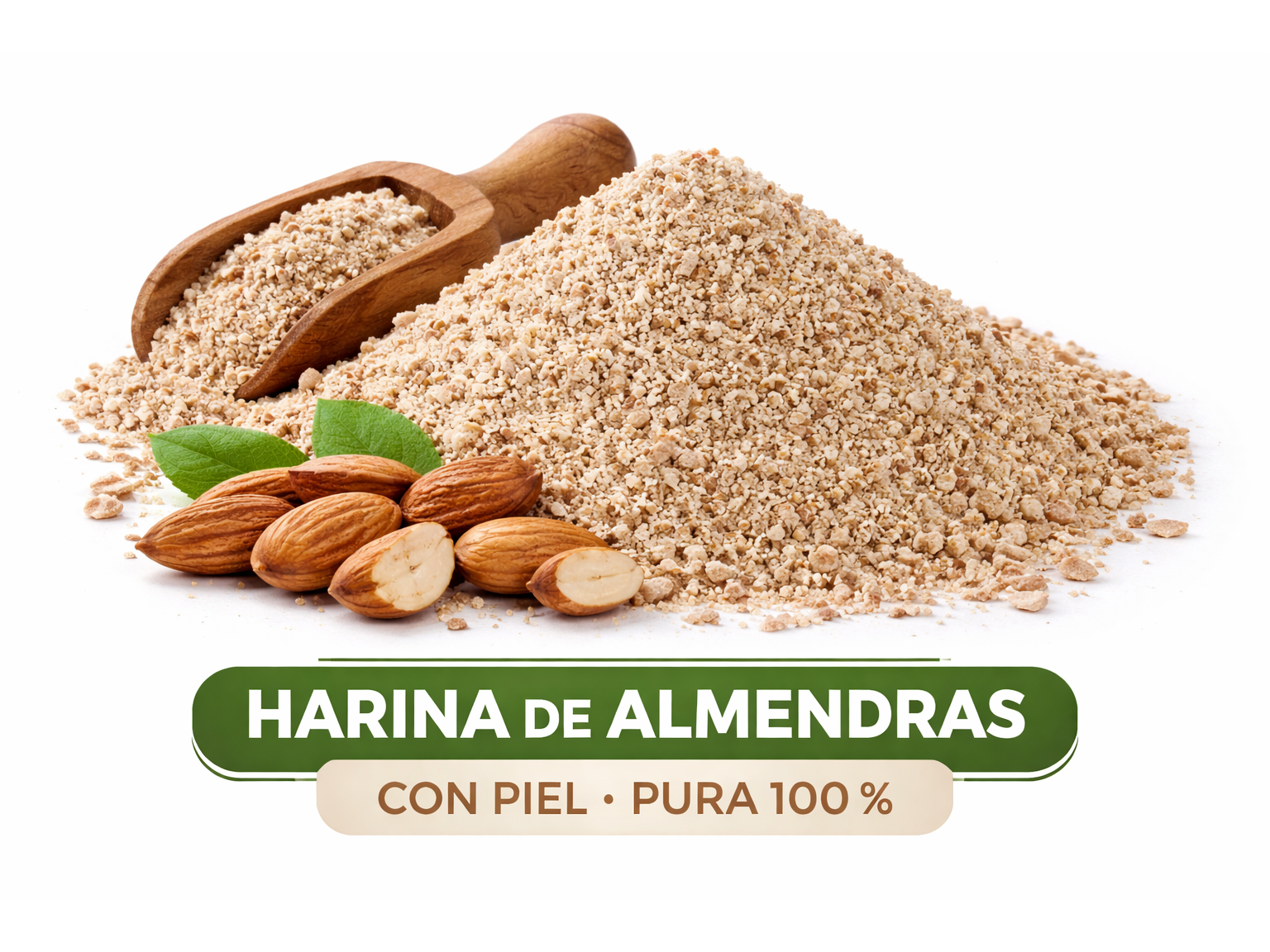 Harina de almendras con piel