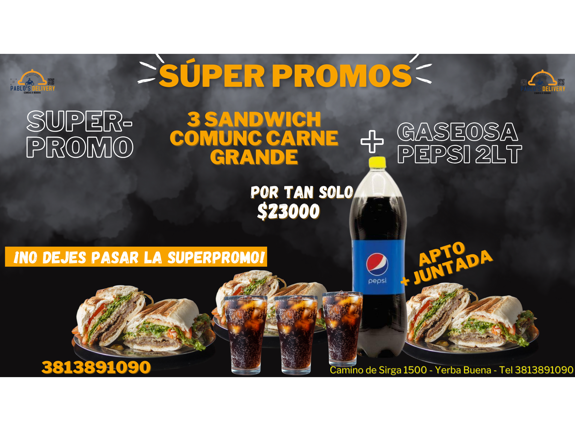 PX3 COMUN NALGA + GASEOSA 2LT (Copia)