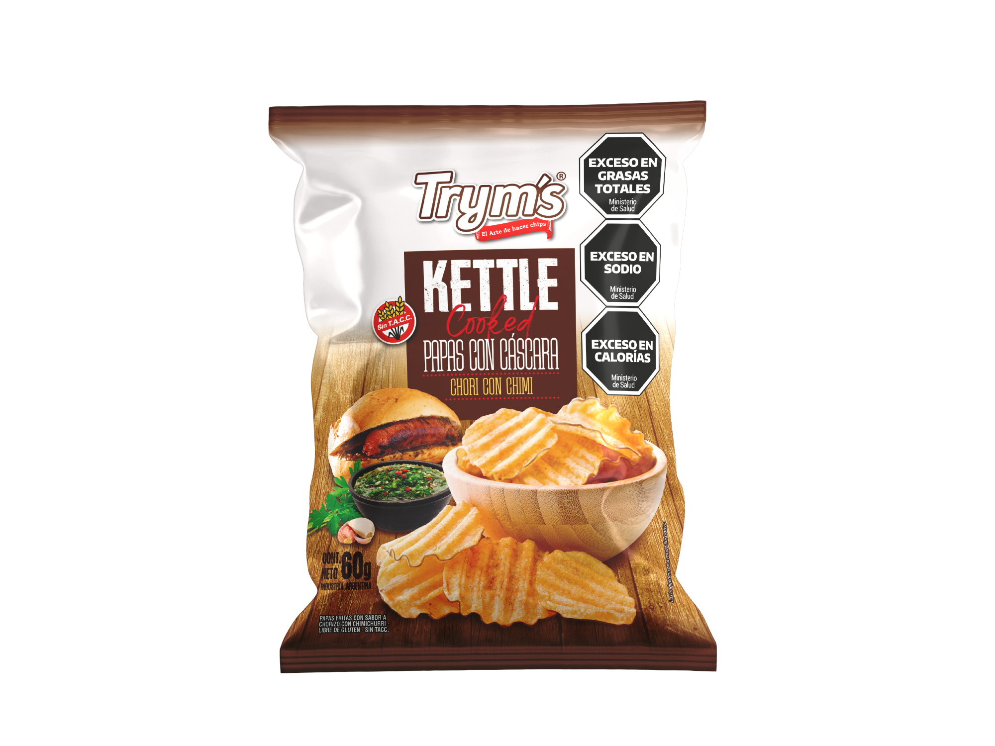 PAPAS FRITAS GRM TRYMS CHORI CHIMI 60G