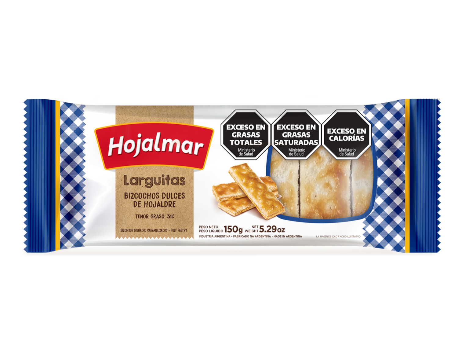 GALLETA HOJALMAR LARGUITAS 150G