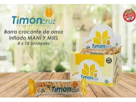 BARRA DE ARROZ TIMON CRUZ MANI Y MIEL CAJA 18 U