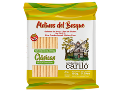 CARILO GALLETA DE ARROZ CON SAL 150G
