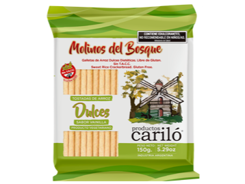 CARILO GALLETA DE ARROZ LIGHT 150G