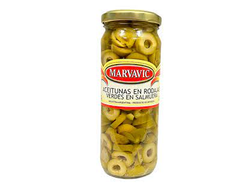 ACEITUNAS FRASCO VERDES ROD. MARVAVIC 330CC