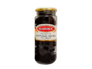ACEITUNAS FRASCO NEGRAS MARVAVIC 330G