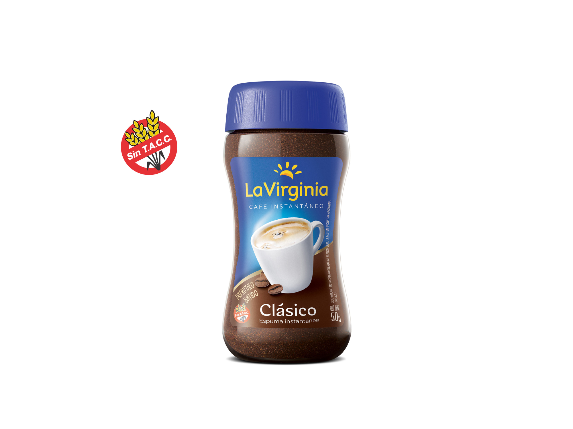 CAFE INSTANTANEO CLASICO LA VIRGINIA POTE 50G