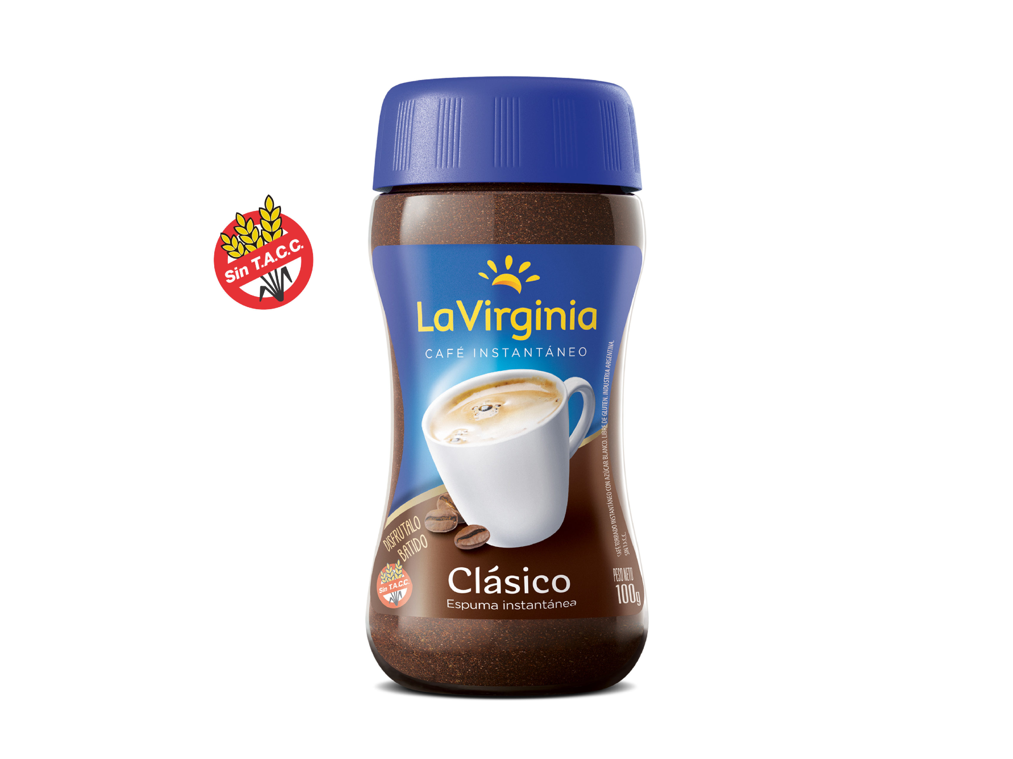 CAFE INSTANTANEO CLASICO LA VIRGINIA POTE X 100G