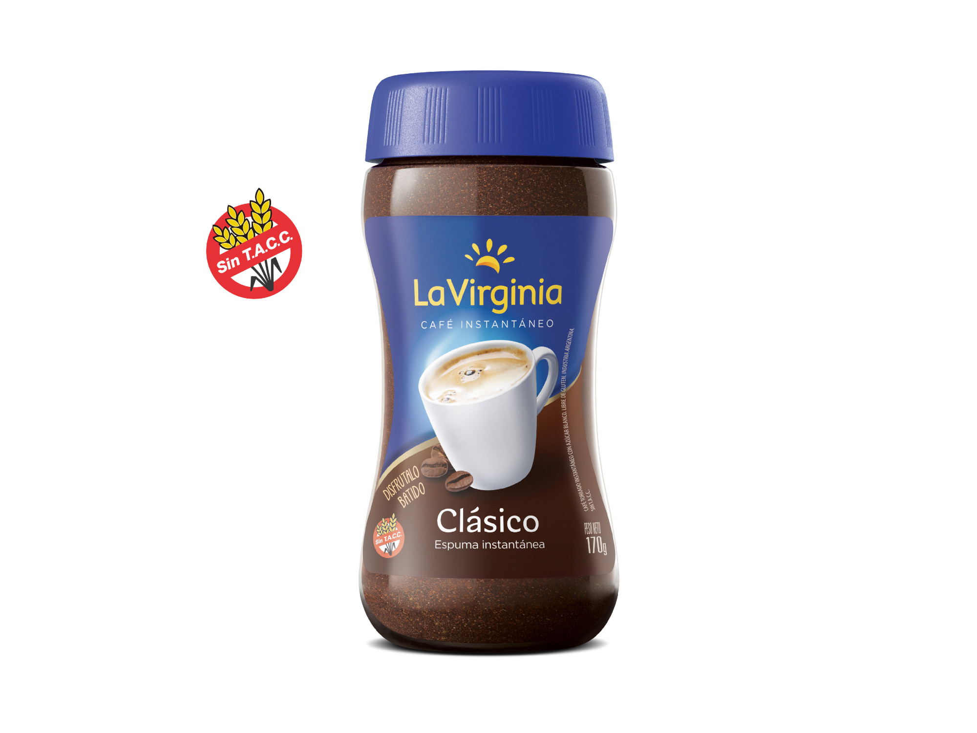 CAFE INSTANTANEO CLASICO LA VIRGINIA POTE X 170G