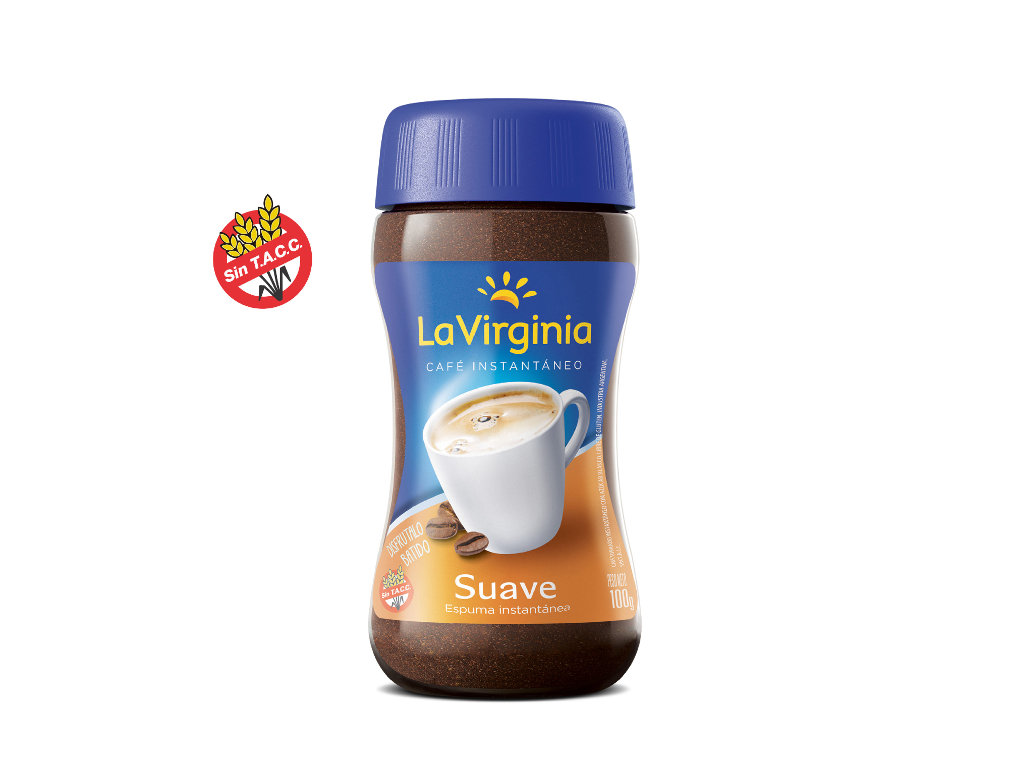 CAFE INSTANTANEO SUAVE LA VIRGINIA POTE X 100G