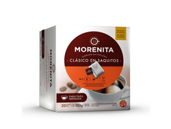 CAFE LA MORENITA EN SAQUITOS 20U 5G