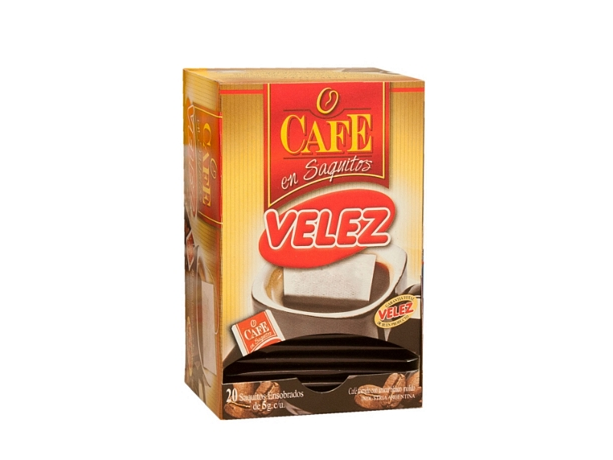 CAFE VELEZ EN SAQ. C/S 8*20G