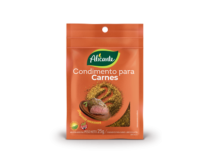 CONDIMENTO P/CARNES ALICANTE 12U 25G