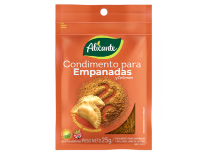 CONDIMENTO P/EMPANADAS ALICANTE 12U 25G
