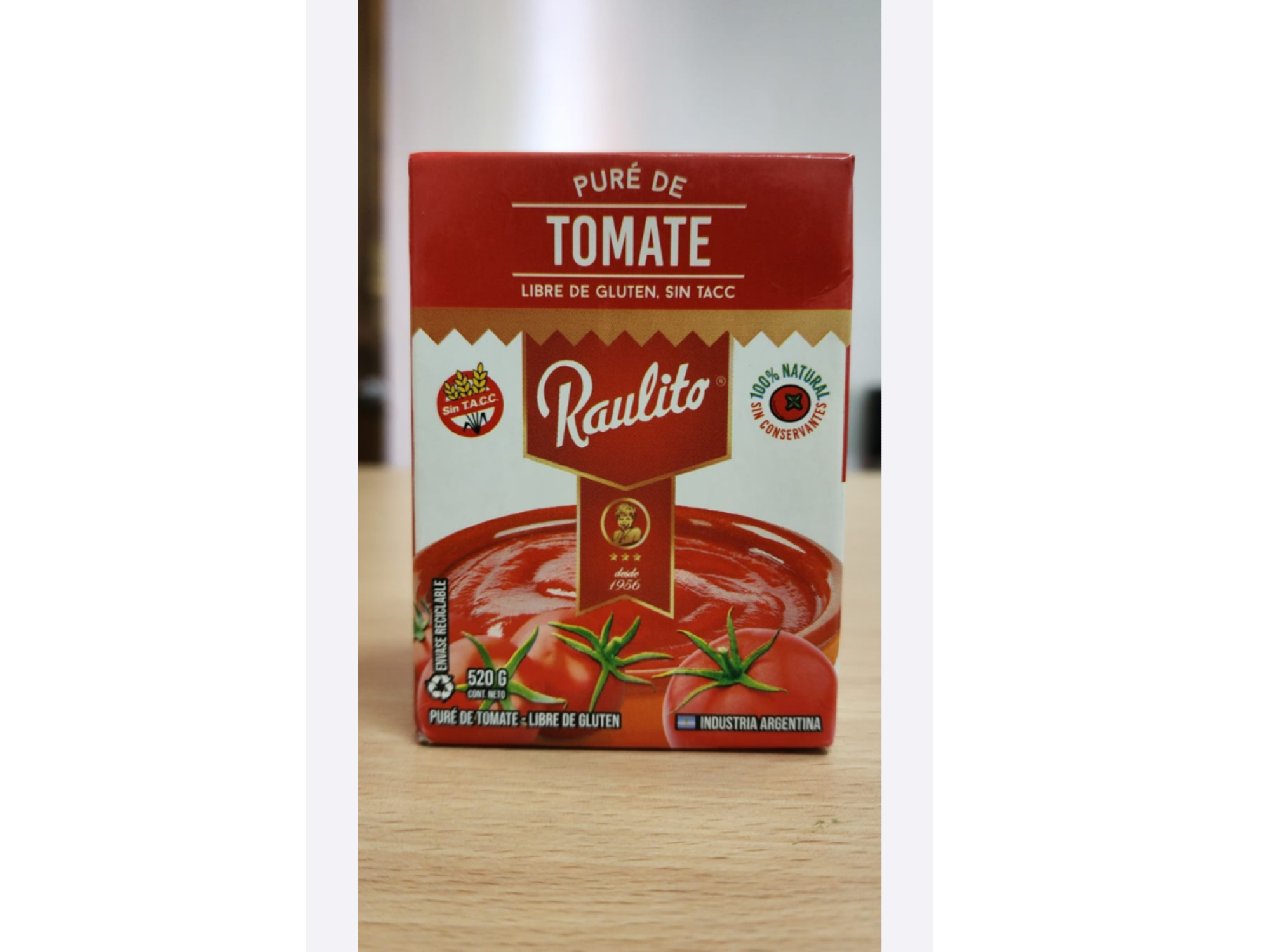 PURE DE TOMATE RAULITO 520G