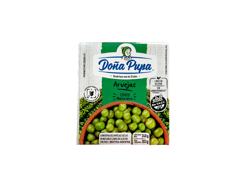 ARVEJA TETRA DOÑA PUPA 340G