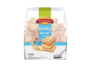 TOSTADITAS DE ARROZ TIA MARUCA S/SAL 120G