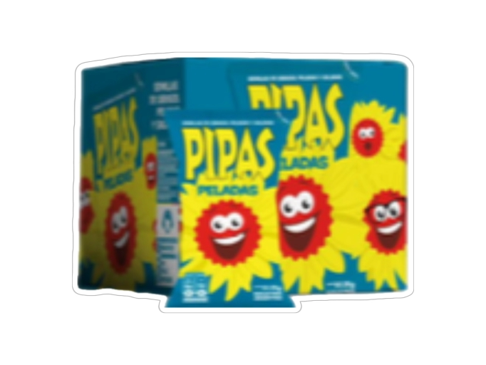 PIPAS PELADAS AZUL 20U 25G