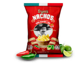 NACHOS EXTRA HOT TRYMS 80 G