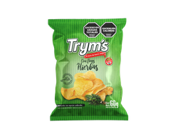 PAPAS FRITAS TRYMS FINAS HIERBAS 60G