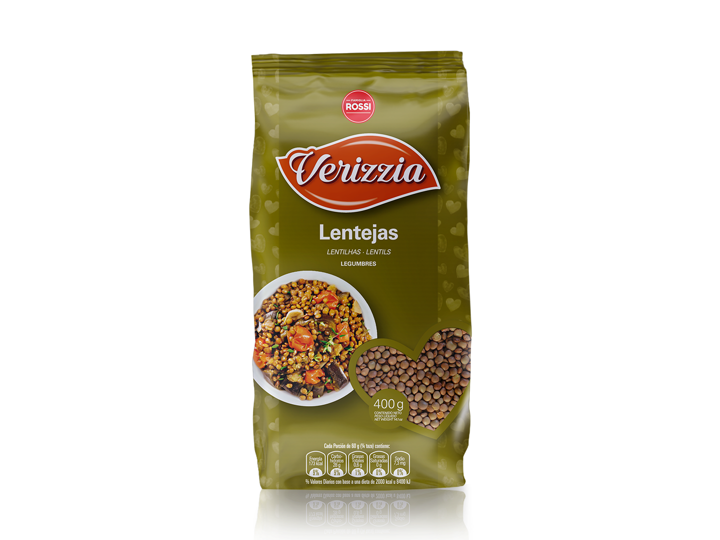 LENTEJAS SECAS VERIZZIA 400G