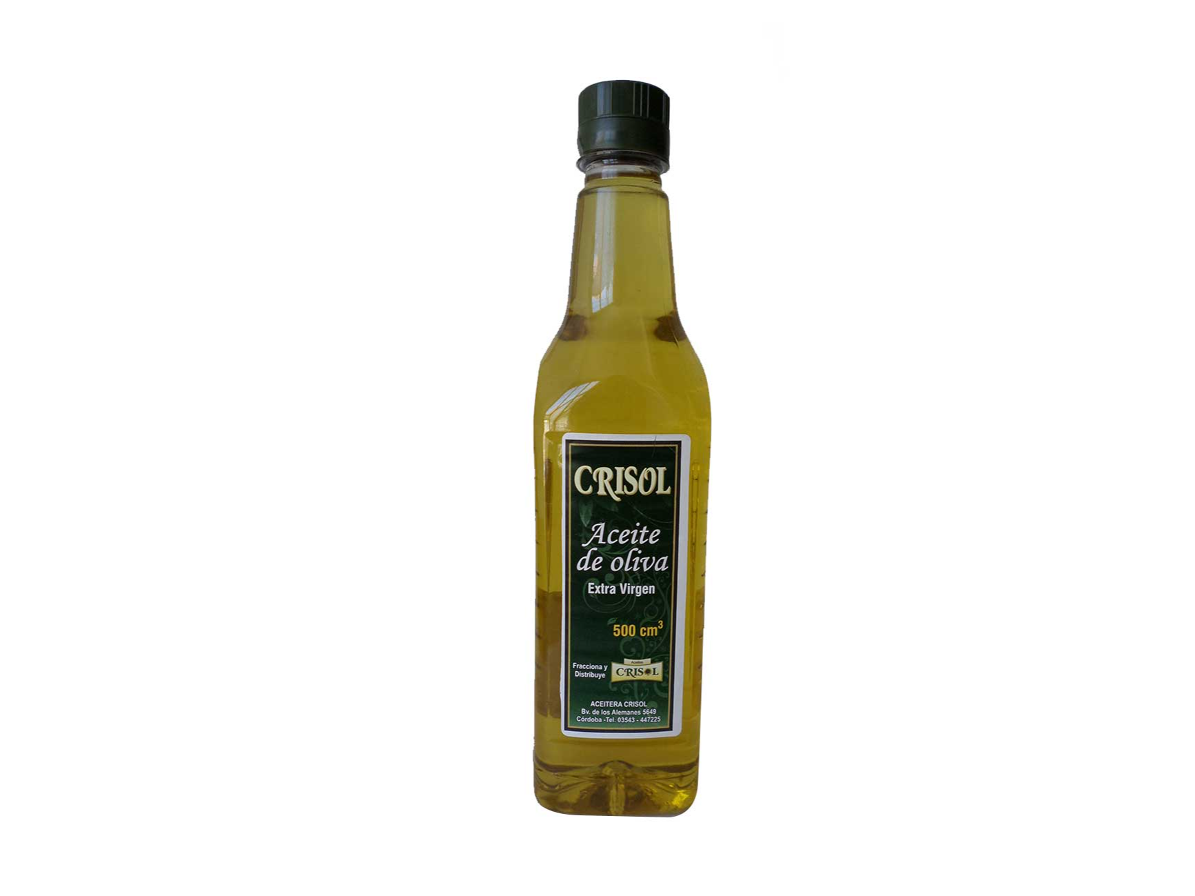 ACEITE OLIVA 500CC PET CRISOL