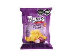 PAPAS FRITAS  TRYMS CEBOLLA MORADA 60G