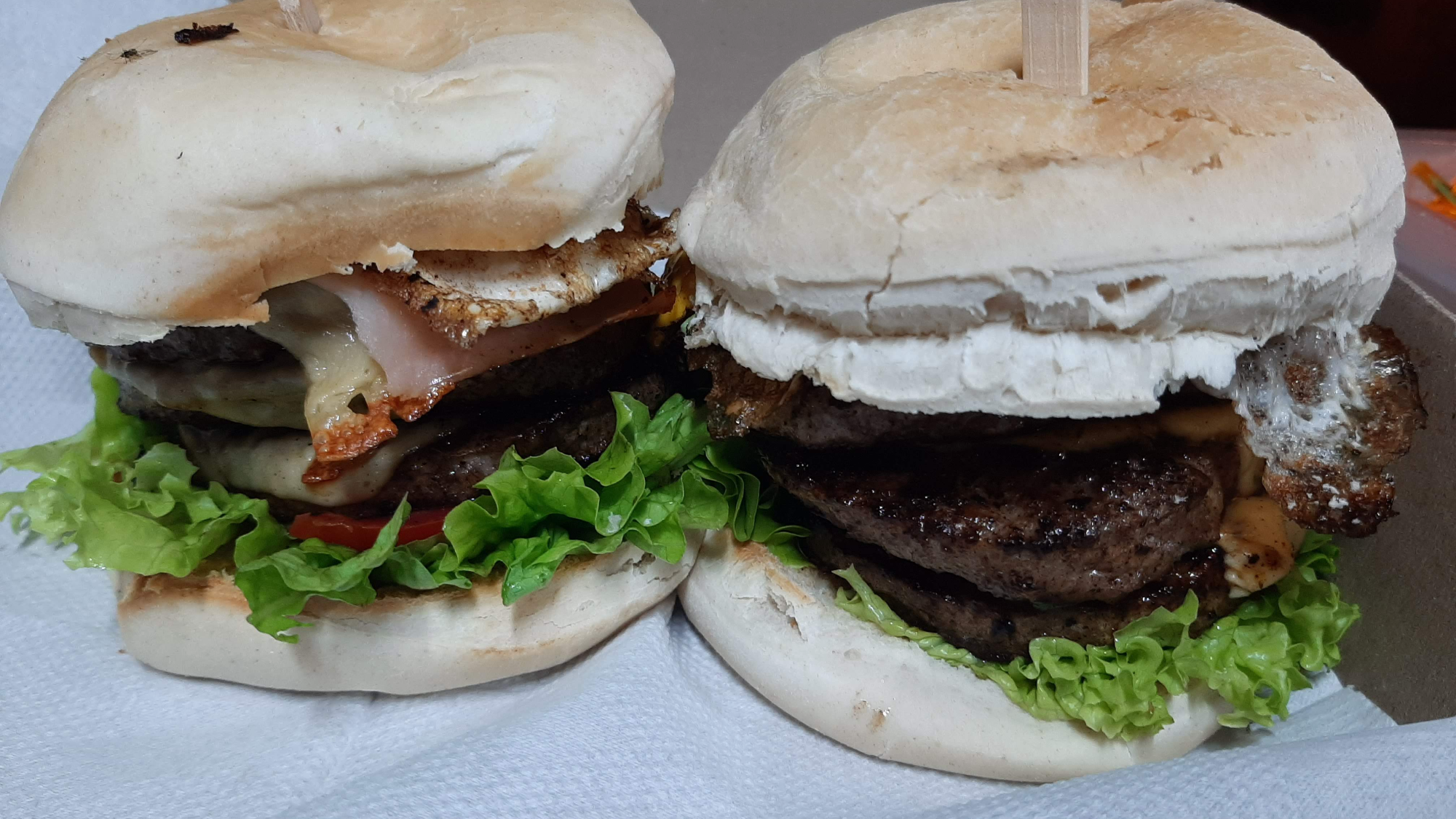 Hamburguesa Doble común