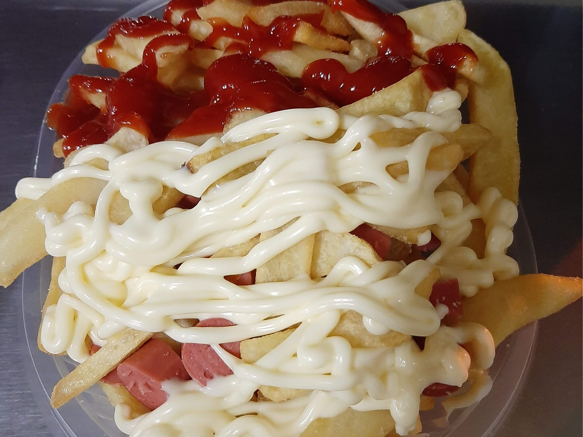 Salchipapa individual