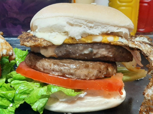 Hamburguesa doble comun de Elcarrodelaplaza