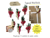 MINI RAMOS PARA PACKAGING NAVIDEÑOS