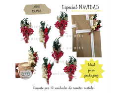 MINI RAMOS PARA PACKAGING NAVIDEÑOS