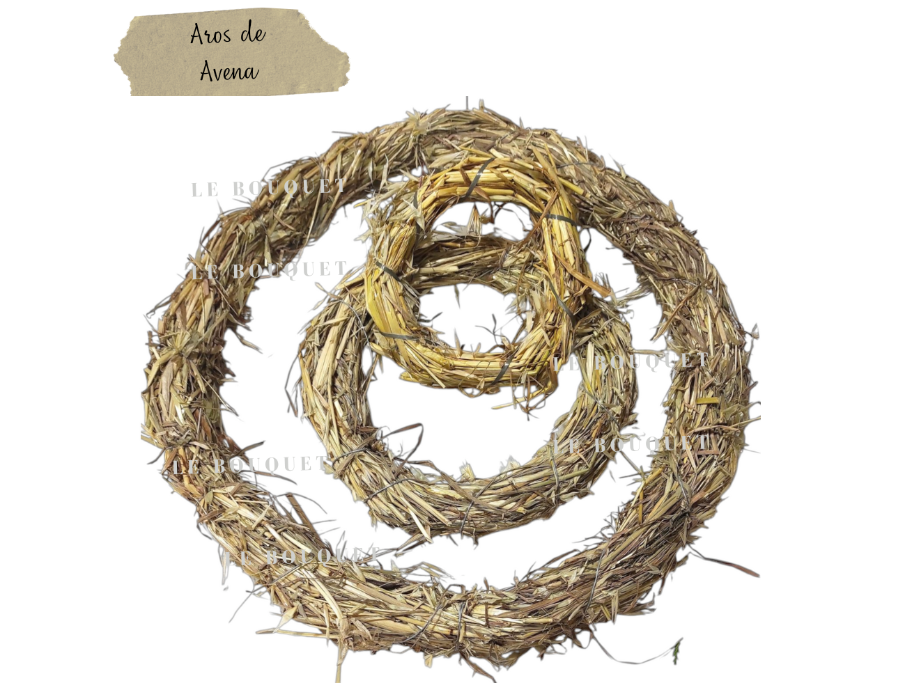 AROS DE AVENA de FLORES SECAS LE BOUQUET