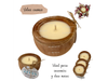 VELAS CUENCO COMBO X 6 UNIDADES