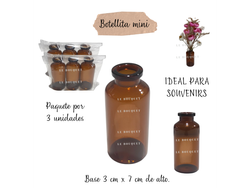BOTELLITAS VINTAGE CHIQUITAS X 3 unidades