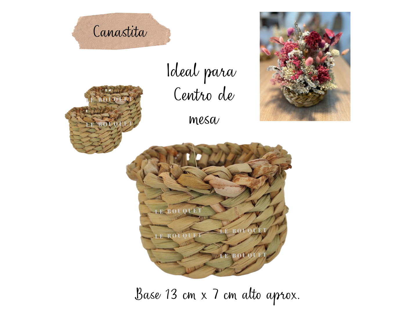 CANASTITA PARA CENTRO DE MESA