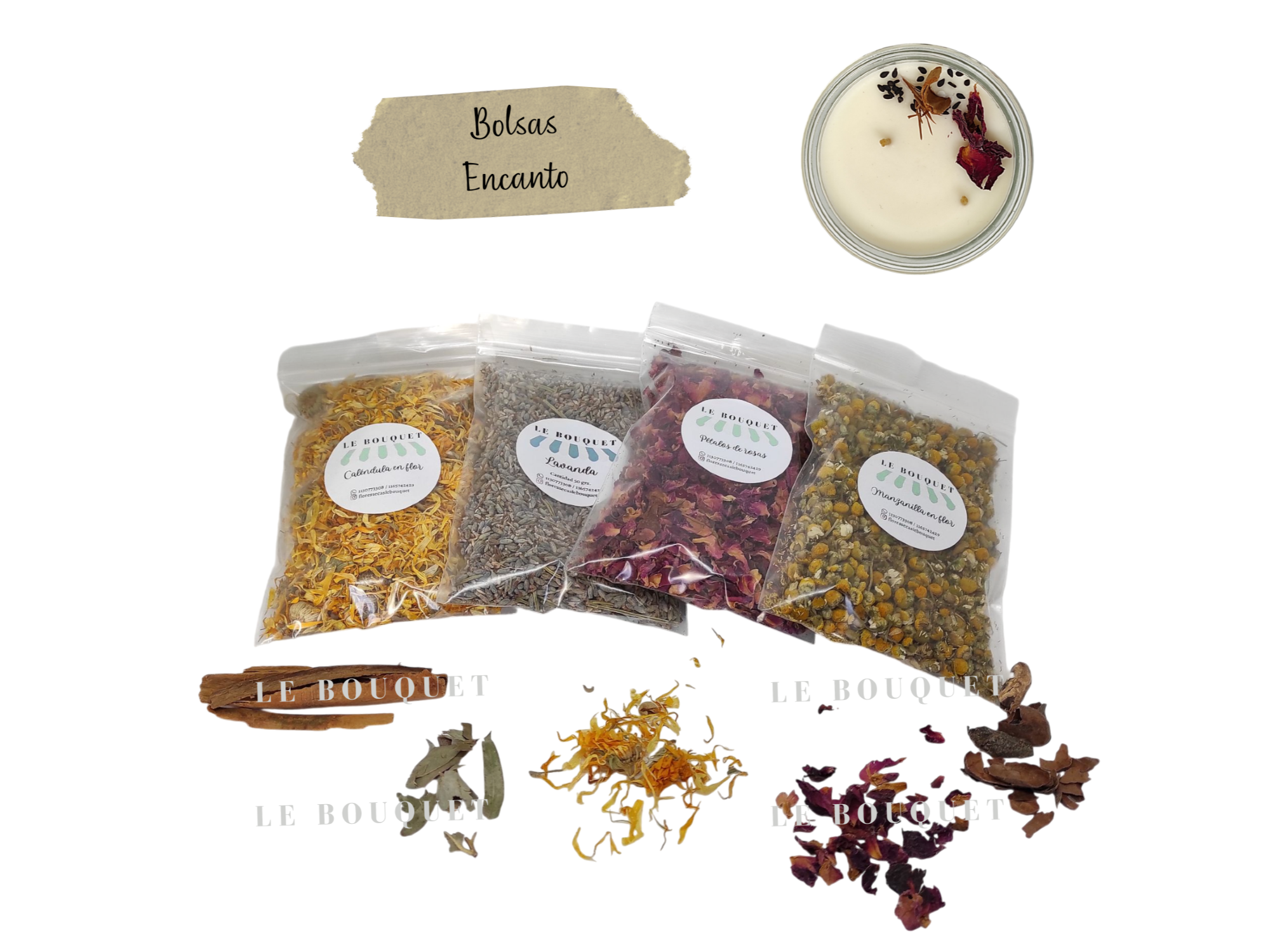 MANZANILLA EN FLOR bolsitas encanto