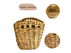 CANASTO DE JUNCO CUADRADO
