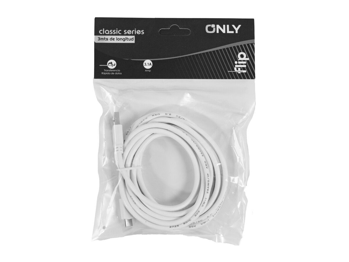 CABLE ONLY MOD 2022 FLIP TYPE -C 3 MTS