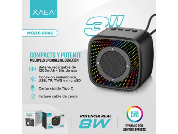 PARLANTE PEQUEÑO MODX-004G XAEA