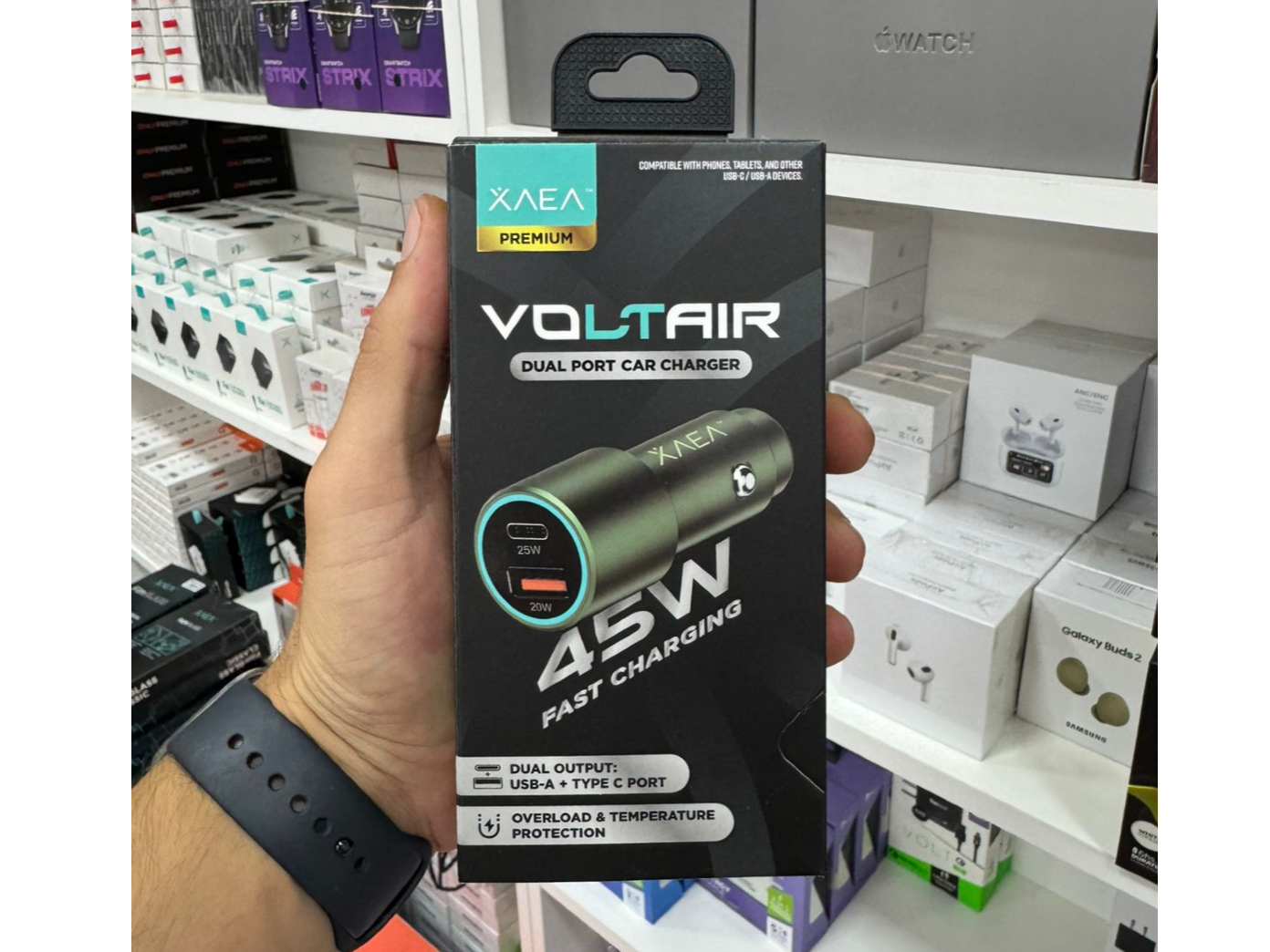 ADAPTADOR CARGADOR 12V VOLTAIR MOD-517