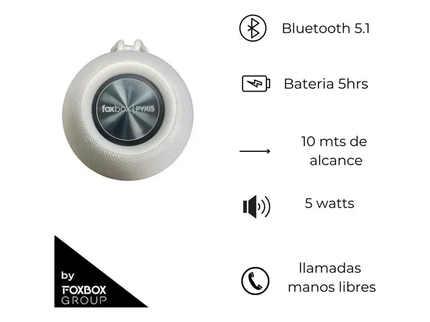 PARLANTE INALAMBRICO FOXBOX PYXIS